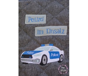 Stickdatei - Polizeiauto